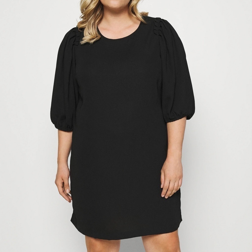 Capsule by Simply Be Puff Sleeve Shift Dress